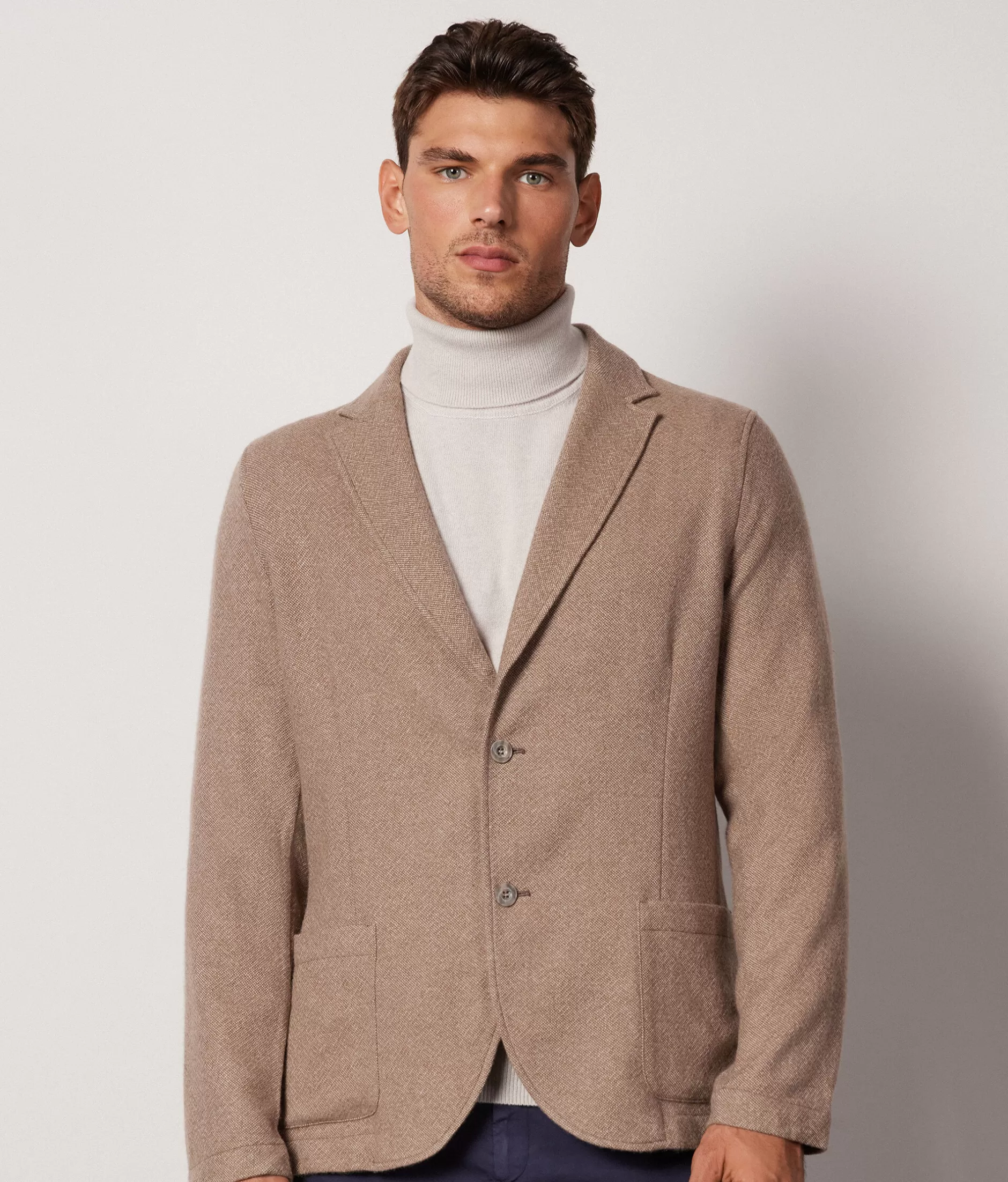Shop Falconeri Cashmere Jacket natural -8052 - naturale