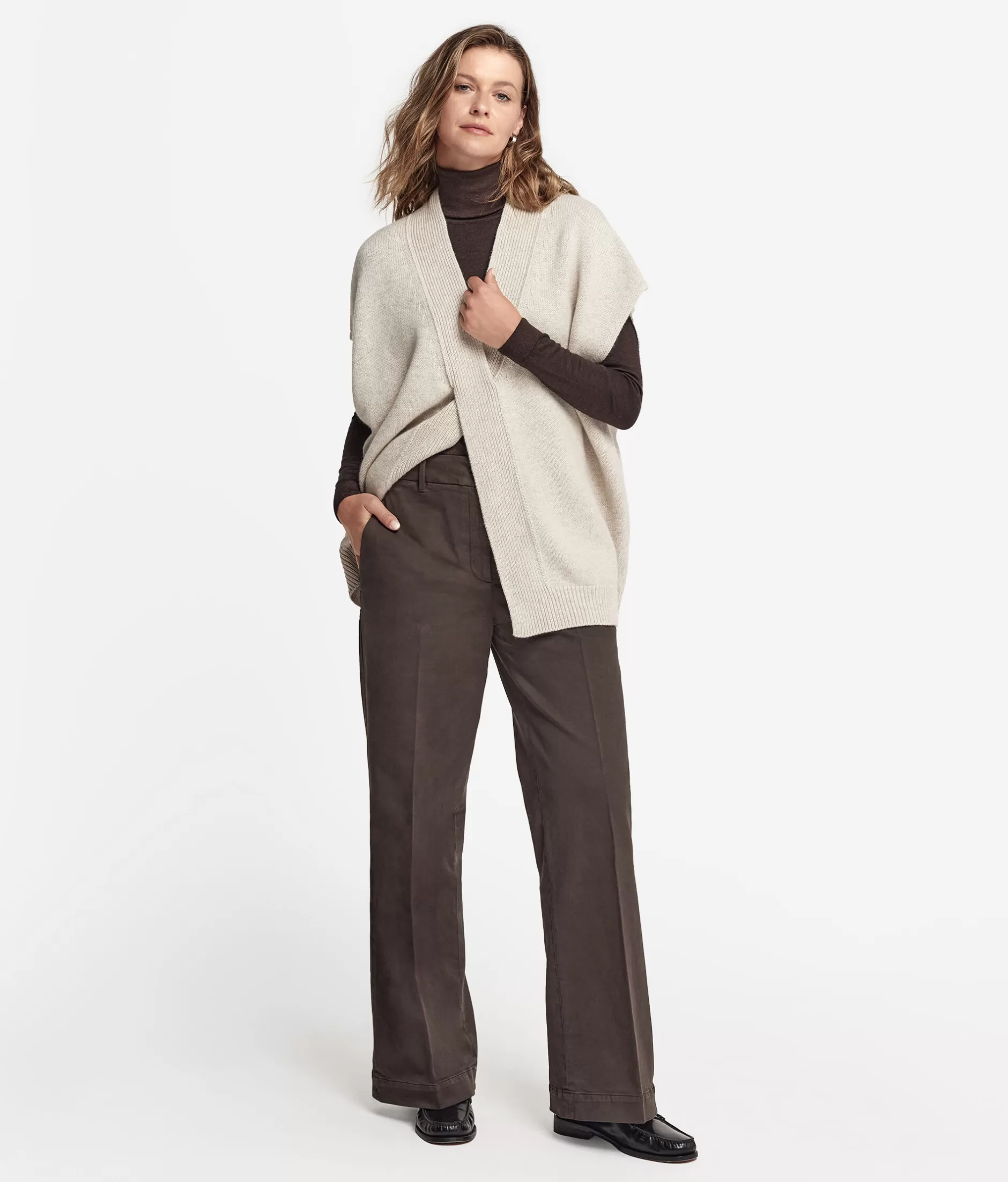 Cheap Falconeri Ultrasoft Cashmere Crossover Cape natural -8176 - stone