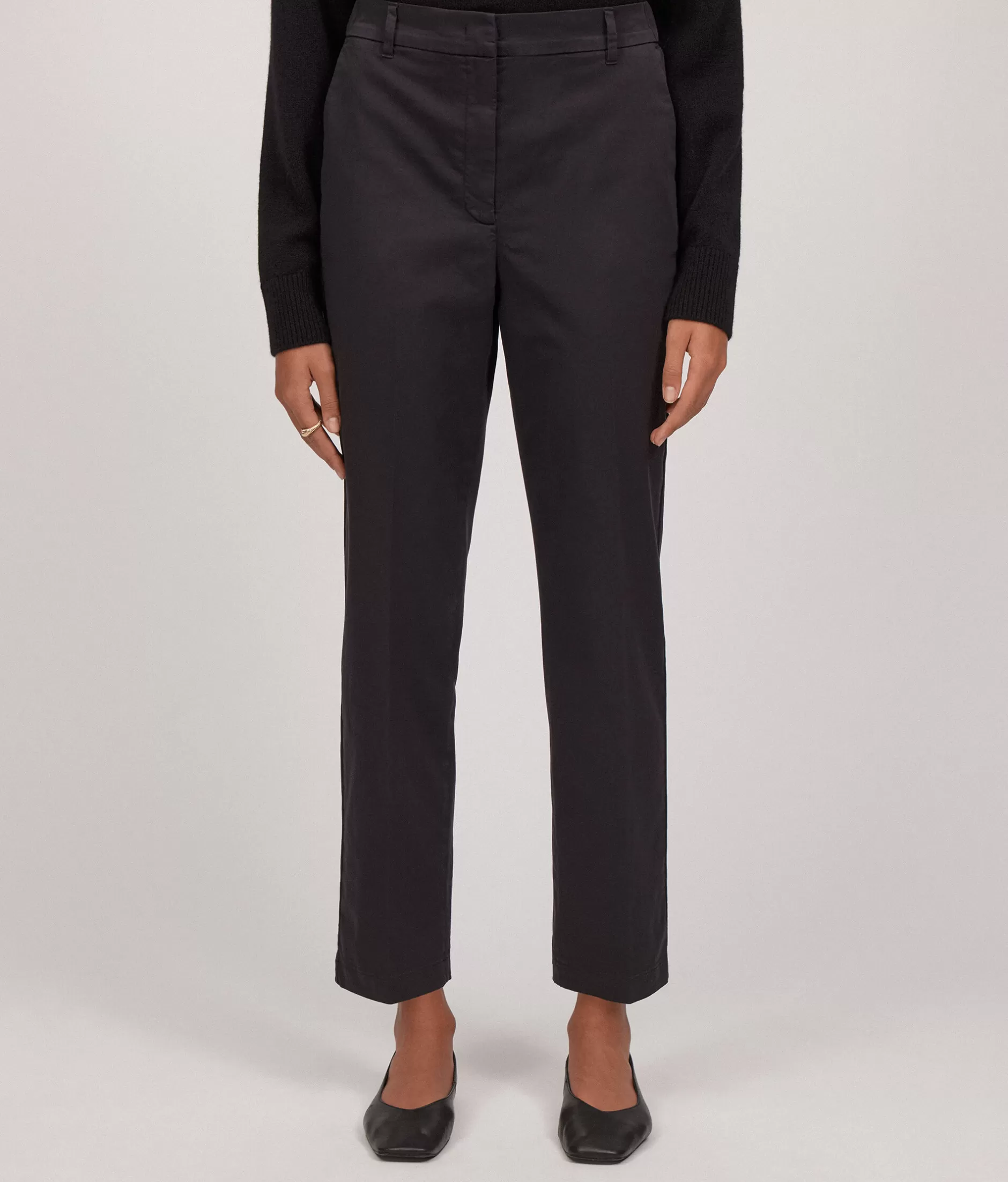 Online Falconeri Zippered Cigarette Pants black -9107 - black
